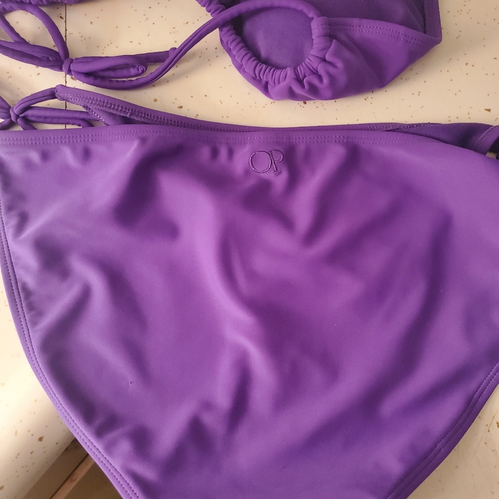 Purple String Bikini - Picture 4 of 4
